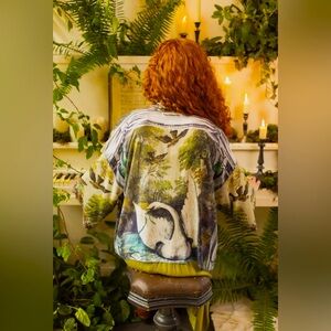 ⭐️MARKET OF STARS⭐️ Theatre of Dreams Cropped Bamboo Bohemian